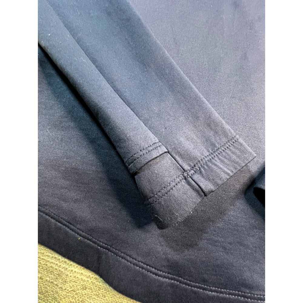 Nike One Therma-FIT Womens XS Navy Blue Quarter Zip Pullover Long Sleeve Top - Picture 7 of 8